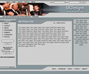 Green CSS styled template with small image at top. Fast loading template even with all the image bars and bevels. .Zip file contains html template file, images files, original image file, blank template with images, CSS Stylesheet. 