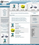 Template uses attached CSS Style for page decoration, and link effects. Hover over links. Great template for small store with few products spread over several catagories. Forms are included in this template but will need backend scripts to work. Template includes, original .png and .psd image file, CSS stylesheet, html template, high quality image files. The images shown are low quality images to prevent theft of template. No button editing required. Template dimensions are 765x700 . Set for 800x600 browser resolution. 